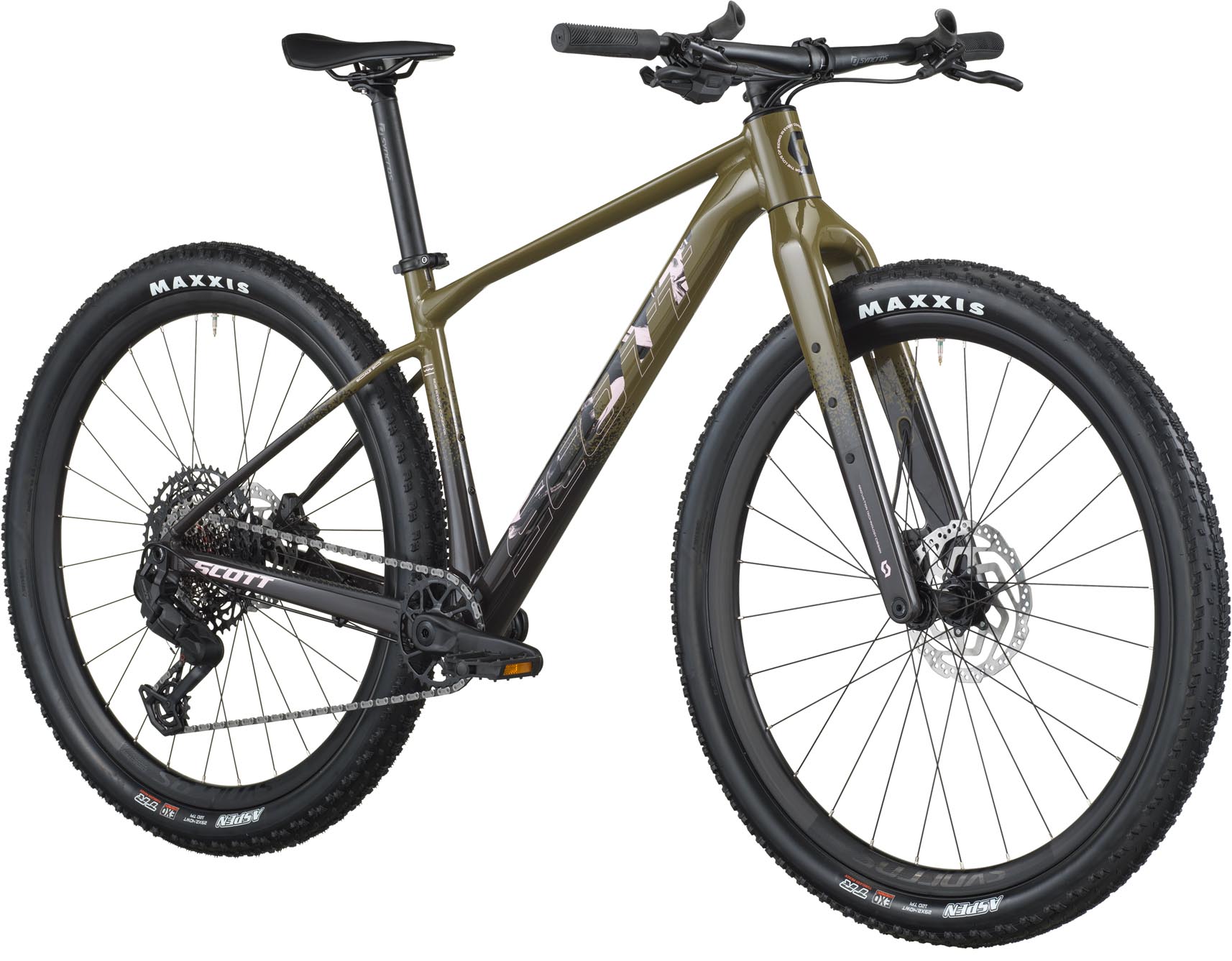 4254928332006-Scott-Scale-Gravel-20-kaki-green-carbon-black-2026-Gravel-Bike-01