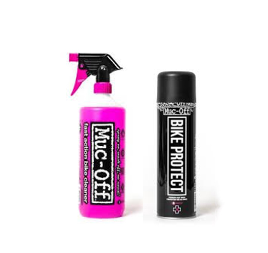 Muc-Off Rengørings- og plejesprej – Duo-pakke