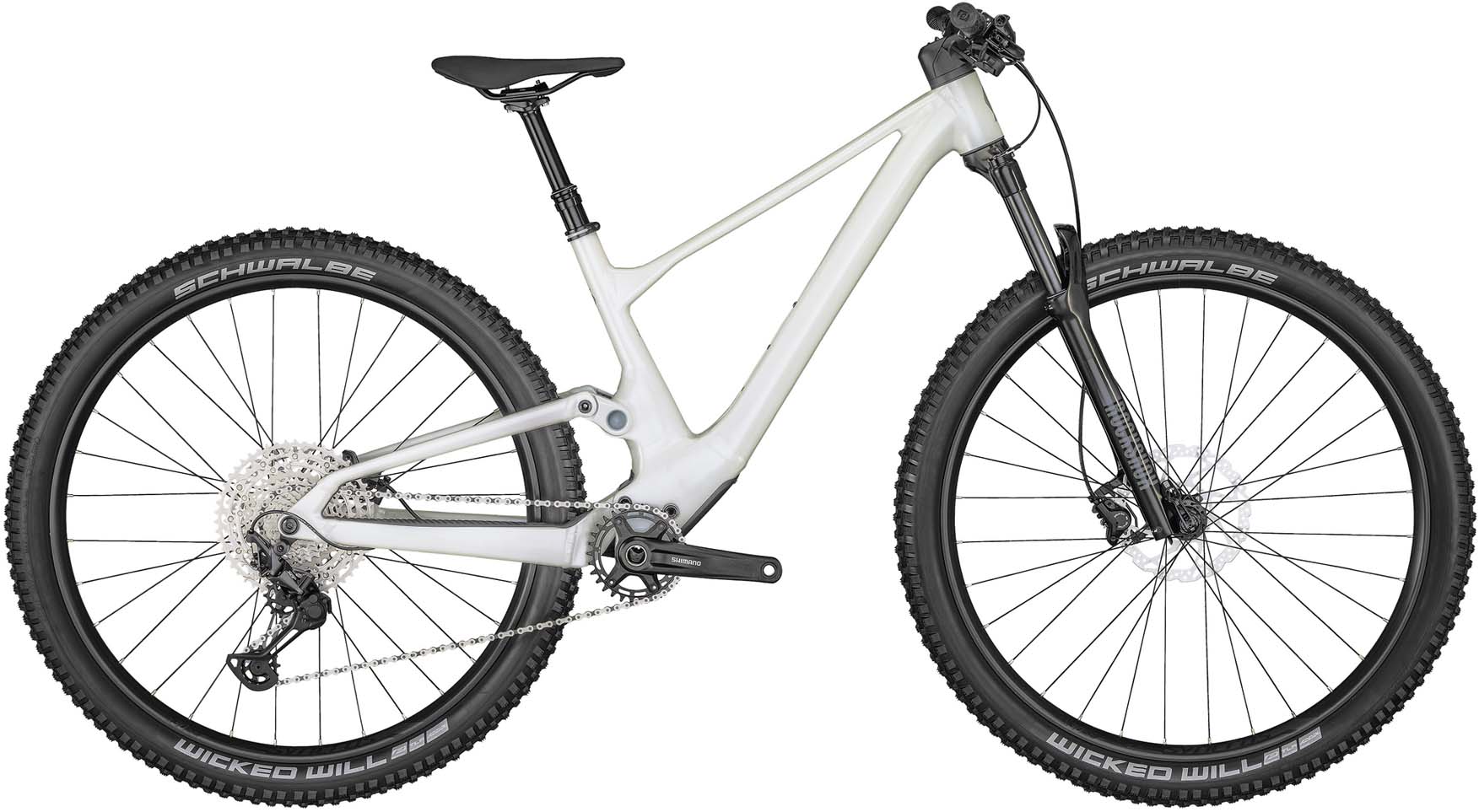 Scott Contessa Spark 930 Pearl Snow White 2024 - Fuldafdæmpede Mountainbike Damer
