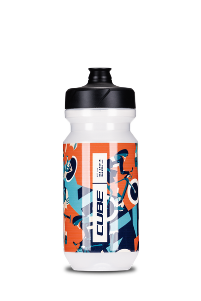 Cube Drikkeflaske Flow 500 - blå og orange
