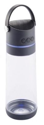 XD Xclusive drikkeflaske med højttaler og stemningsbelysning, ca. 650 ml – antracit