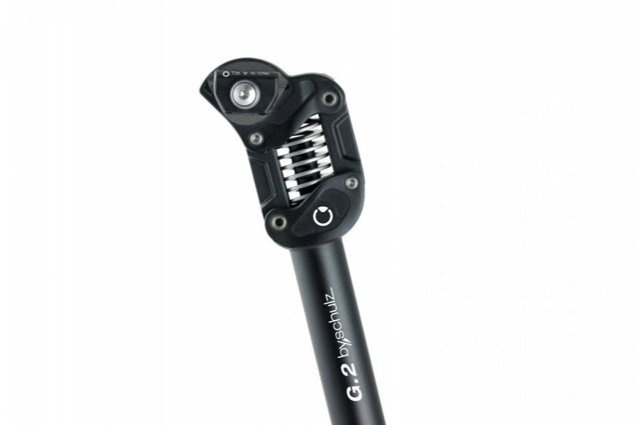 Fjedersadelpind fra Schulz G.2 Ø 30,9 mm, 350 mm, sort, ekstra hård 125-150 kg