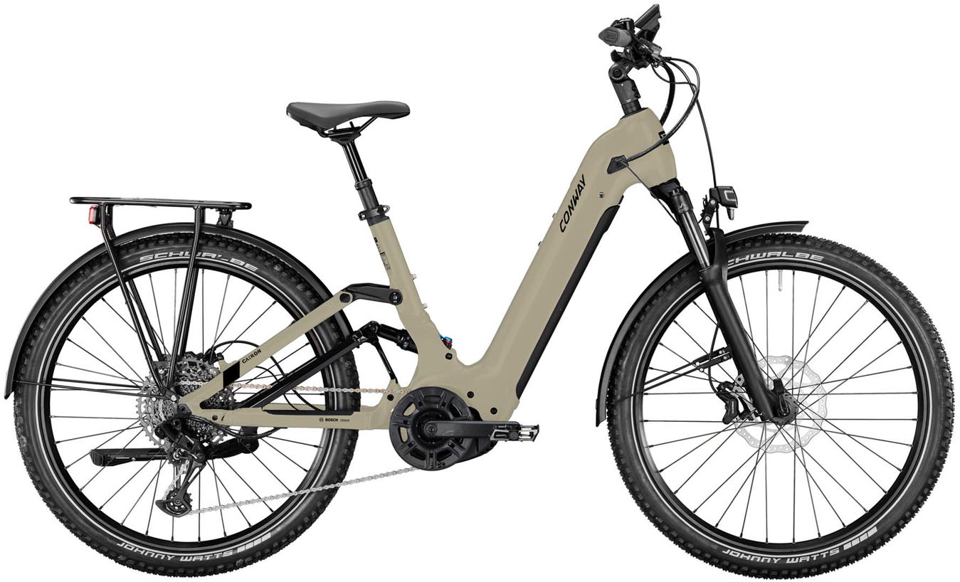 Conway Cairon SUV FS 4.0 625Wh desert matt 2025 - Elcykel Fuldafdæmpede Mountainbike lav indstigning