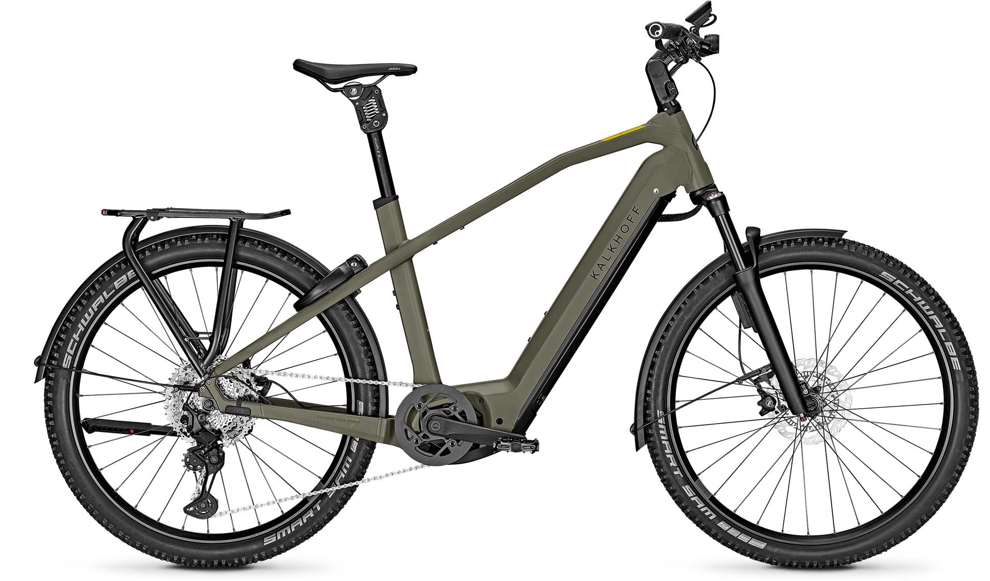 Kalkhoff Entice 7.B Advance+ ABS urbangreen matt 2024 - Elcykel Hardtail Mountainbike